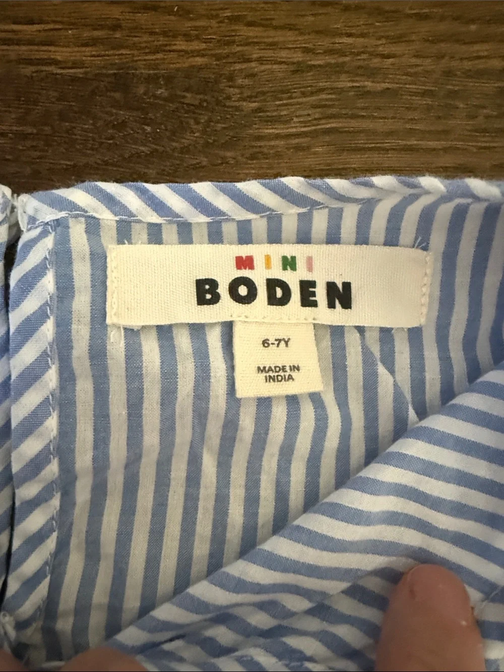 Mini Boden lightweight blue